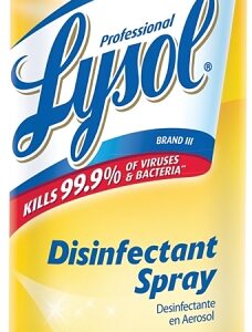 Lysol 1920004650 Disinfectant Cleaner, 19 oz, Spray, Original Scent, Clear