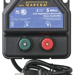 Zareba EA5M-Z Electric Fence Charger, 0.1 J Output Energy, 110/120 V