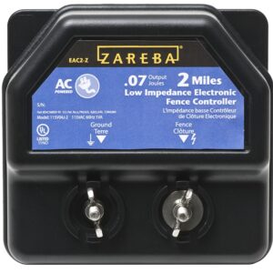 Zareba EA2M-Z Electric Fence Charger, 0.07 J Output Energy, 110/120 V
