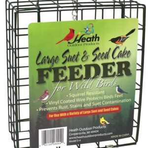 Heath S-4 Large Suet Feeder, Metal, 8-3/4 in H