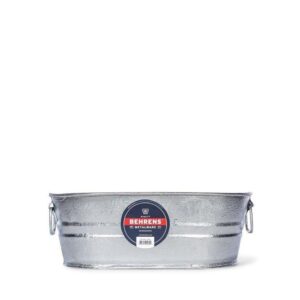 Behrens 000-OV Wash Tub, 2 gal Capacity, Steel