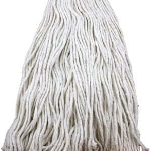 Zephyr ShineUp 10016 Mop Head, 16 oz Headband, Cotton, Natural