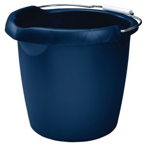 Rubbermaid Roughneck FG296900ROYBL Utility Bucket, 15 qt Capacity, Plastic, Royal Blue