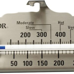Taylor 5921N Oven Guide Thermometer, 100 to 600 deg F, Analog Display