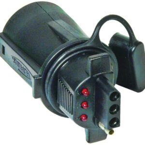 Hopkins 47345 Trailer Adapter, Plastic Housing Material, Black