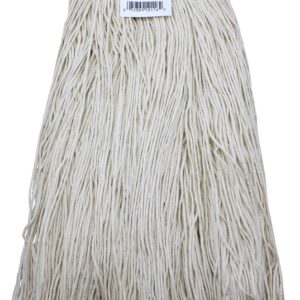 Zephyr 10124 Mop Head, 24 oz Headband, Cotton, Natural