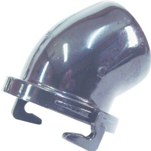 US Hardware RV-308B Hose Adapter with Bayonet Hook, 3 in ID, ABS, Black