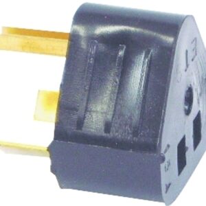US Hardware RV-320C Adapter, 15 A Female/30 A Male, 125 V, Female, Male