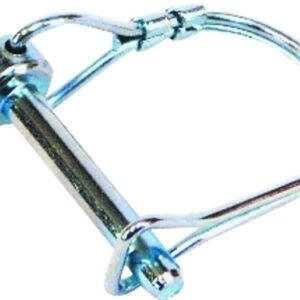 US Hardware RV-525C Pin Coupler Lock, Steel, Silver, Silver Zinc