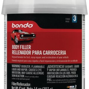 Bondo 261C Body Filler, 1 pt Can, Paste, Pungent Organic