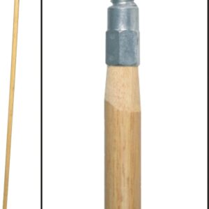 Birdwell 312-12 Broom Handle, 15/16 in Dia, 60 in L
