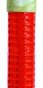 Mutual Industries 14973-50 Snow Guard Fence, 50 ft L, 1-1/2 x 2-3/4 in Mesh, Plastic, Orange