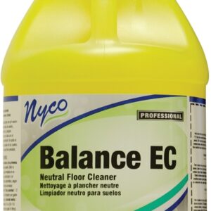 nyco NL158-G4 Floor Cleaner, 1 gal, Liquid, Citrus Lemon, Yellow