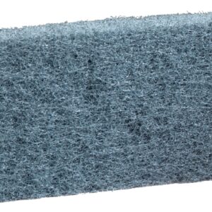 3M 8242 Scrub Pad, 10 in L, 4-5/8 in W, Blue