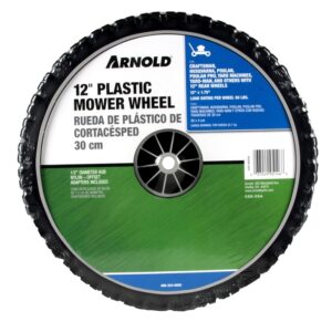 Arnold 490-324-0002 Replacement Lawn Mower Wheel, Plastic/Rubber