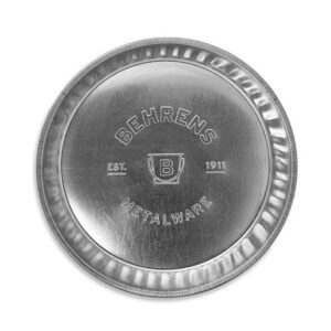 Behrens 2166 Drain and Utility Pan, 1 gal Capacity, Galvanized Steel, Silver