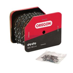 Oregon H100U Chainsaw Chain, 100 ft L Bar, 0.05 Gauge, 0.325 in TPI/Pitch