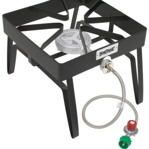 Bayou Classic SQ14 Square Burner, 1-Burner, Propane, Steel