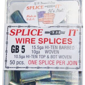 New Farm GB5 Wire Splice, Stainless Steel