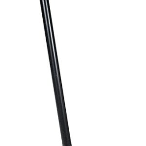 Rubbermaid Lobby Pro 253100BLA Dustpan, 12.8 in L, 11.3 in W, Polypropylene, Black