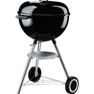 Weber Original Kettle 441001 Charcoal Grill, 240 sq-in Primary Cooking Surface, Black