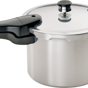 Presto 01264 Pressure Cooker, 6 qt, Aluminum, 8-9/16 in H