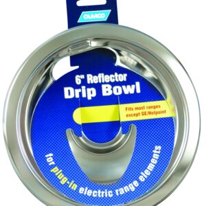 Camco USA 00383 Drip Bowl, For: Plug-In Electric Range Elements, 6 in Dia