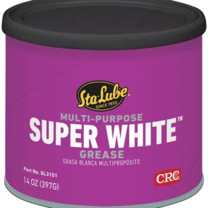 Sta-Lube SUPER WHITE SL3151 Lithium Grease, 14 oz Can, White