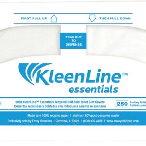 North American Paper 886307 Toilet Seat Cover, White