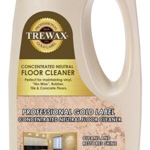 Trewax HSF901 Floor Cleaner, 32 oz Bottle, Liquid, Floral, Dark Green
