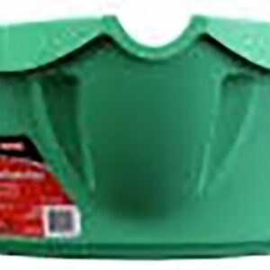 FloTool 42010MI Drain Container, 20 qt, Round, Polypropylene, Green