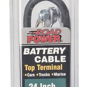 CCI Maximum Energy 24-4 Battery Cable, 4 AWG Wire, 24 in L, Black Sheath