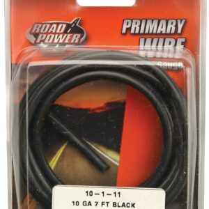Road Power 55671833/10-1-11 Electrical Wire, 10 AWG Wire, 1-Conductor, 25/60 VAC/VDC, Copper Conductor, Black Sheath