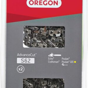 Oregon S62T Chainsaw Chain, 18 in L Bar, 0.05, 3/8 in TPI/Pitch, 62-Link