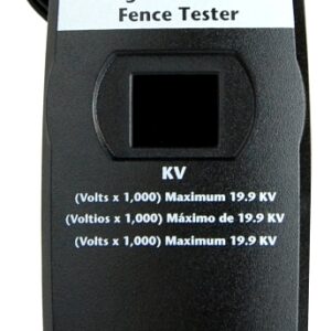 Zareba DEFT Electric Fence Tester, Digital, ABS, Black