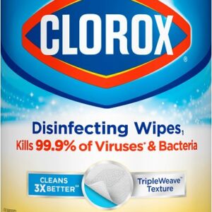 Clorox 01628 Disinfecting Wipes, Can, Liquid, Citrus, White