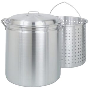 Bayou Classic 4060 Stock Pot, 60 qt Capacity, Aluminum