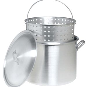 Bayou Classic 8000 Stock Pot, 80 qt Capacity, Aluminum