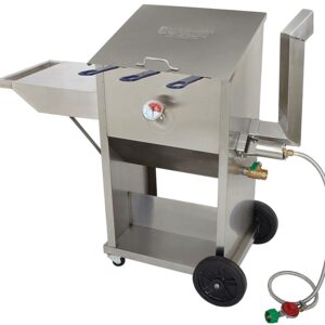 Bayou Classic 700-709 Fryer, 9 gal Capacity, Cool Touch Control