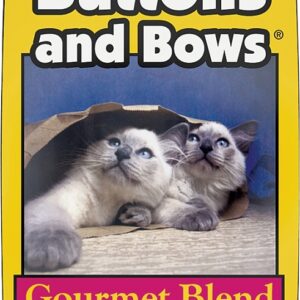 Buttons and Bows 10226 Cat Food, CHICKEN, TURKEY, SALMON AND OCEAN FISH Flavor, 18 lb Bag
