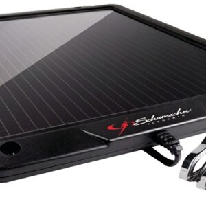 Schumacher SP-400 Solar Battery Charger/Maintainer, Lead-Acid Battery, Black