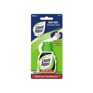 Paper Mate Fast Dry Liquid Paper 5640415K Correction Fluid, 0.74 oz