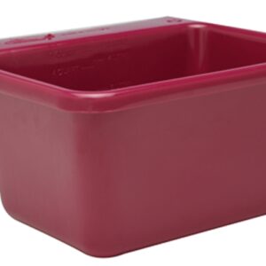Fortex-Fortiflex 1306613 Pet Feeder, S, 5 qt Volume, Burgundy