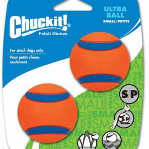 Chuckit! 17020 Dog Toy, Ball, S, Rubber, 2 in Dia