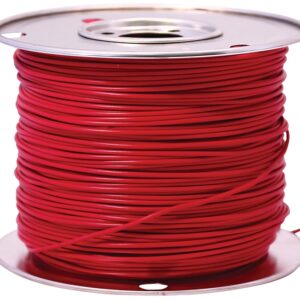 CCI 55672123 Primary Wire, 10 AWG Wire, 1-Conductor, 60 VDC, Copper Conductor, Red Sheath, 100 ft L