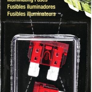 Bussmann BP/ATC-10ID Automotive Fuse, 1 kA Interrupt, Blade Fuse, 32 VDC, 3/4 in L, Red