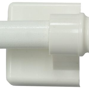 Kenney KN40344 Cafe Rod, 7/16 in Dia, 16 to 28 in L, Metal, White