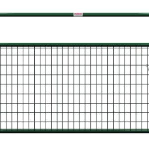 Behlen Country 40132062 Wire-Filled Gate, 72 in W Gate, 50 in H Gate, 6 ga Mesh Wire, 2 x 4 in Mesh, Green