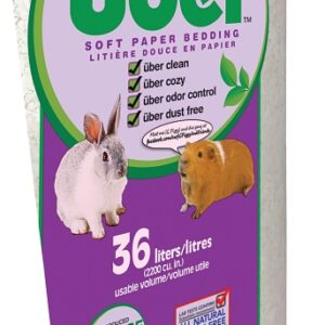 Premier Pet Uber Series 80500PWUB Pet Bedding, White, 36 L