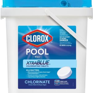 Clorox POOL & Spa XtraBlue 23012CLX Chlorinating Tablet, Solid, Chlorine, 12 lb